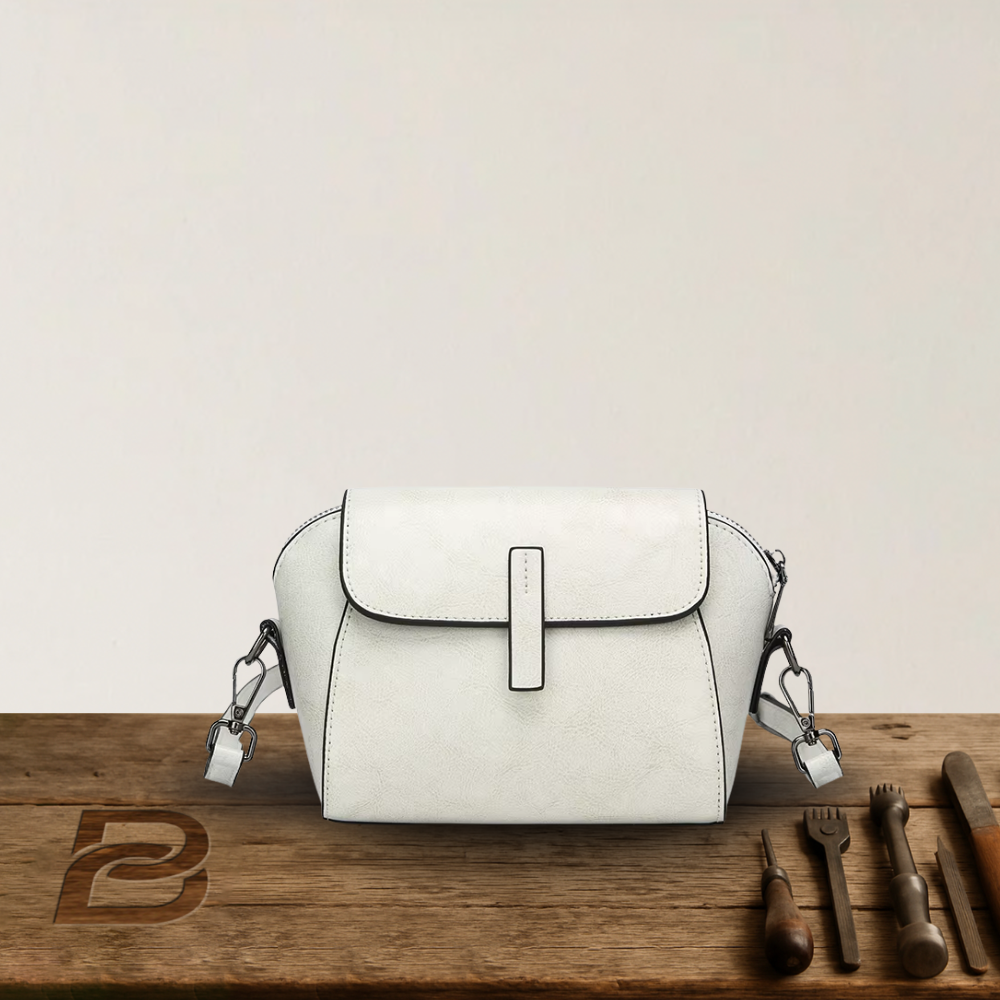 BERK | Shoulder bag made from genuine leather in vintage style