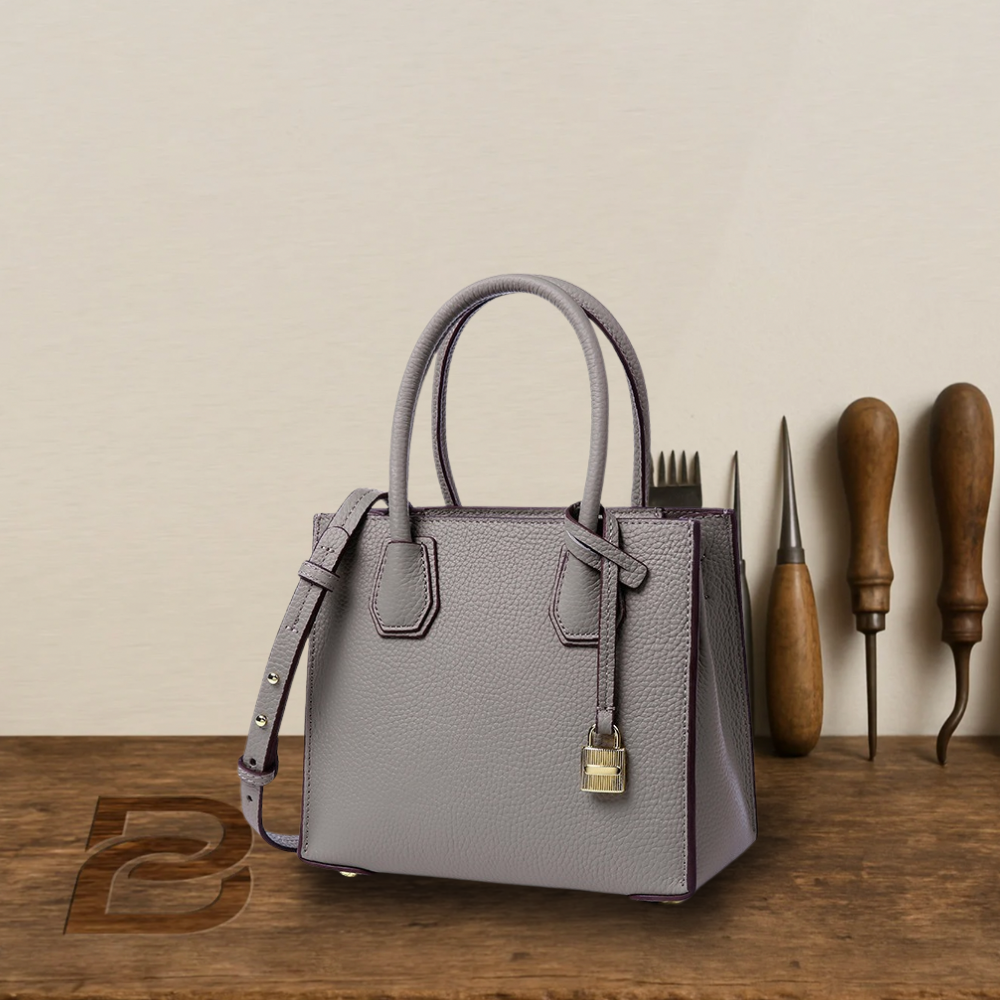BERK | Handbag in textured, grained leather