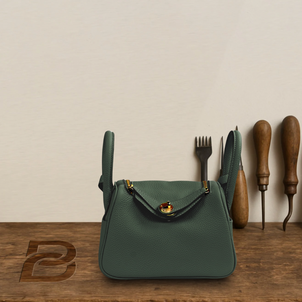 BERK | Top Handle Classic Shape Leather Bag
