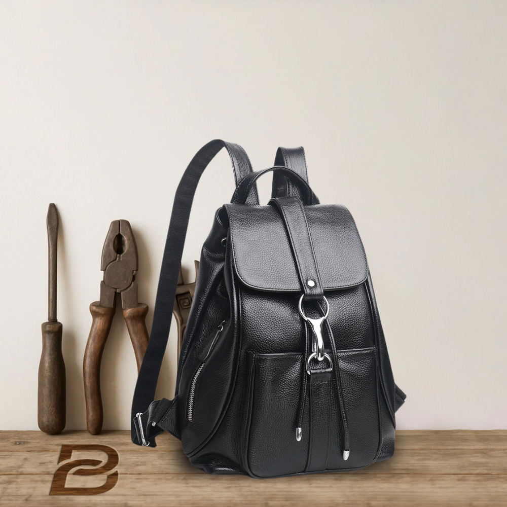BERK | Buckle Decor Drawstring Design Backpack