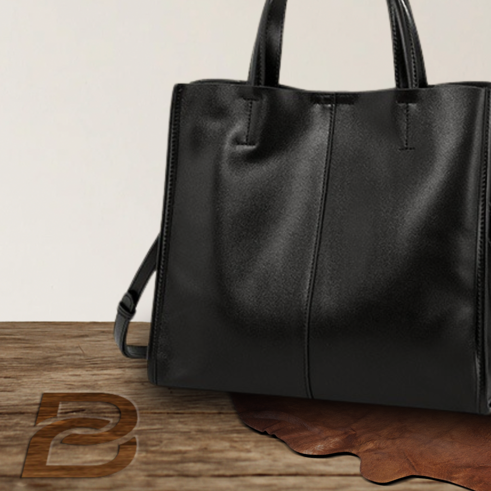 BERK | Classic leather bag with top handle