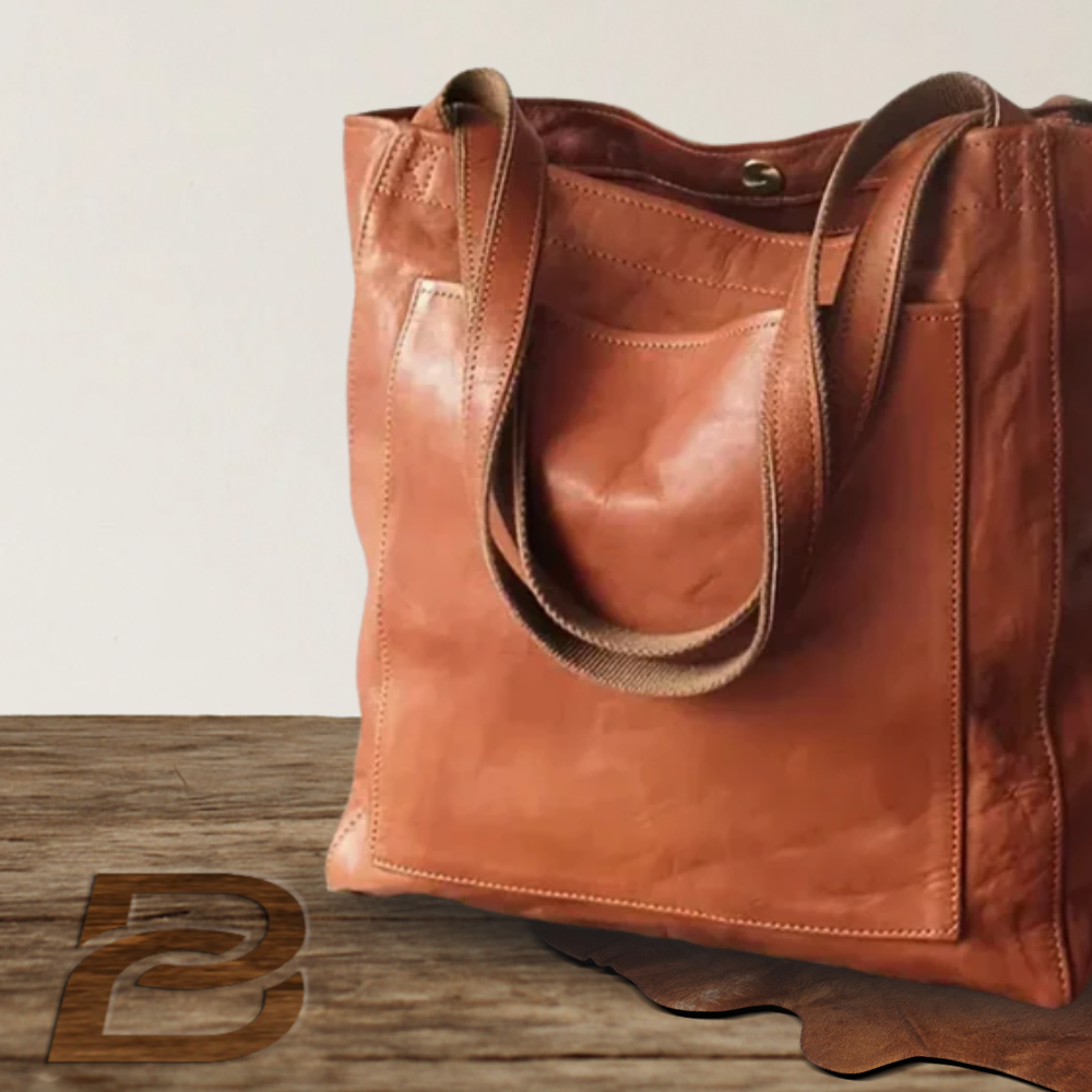 BERK | Classic Vintage Leather Tote Bag