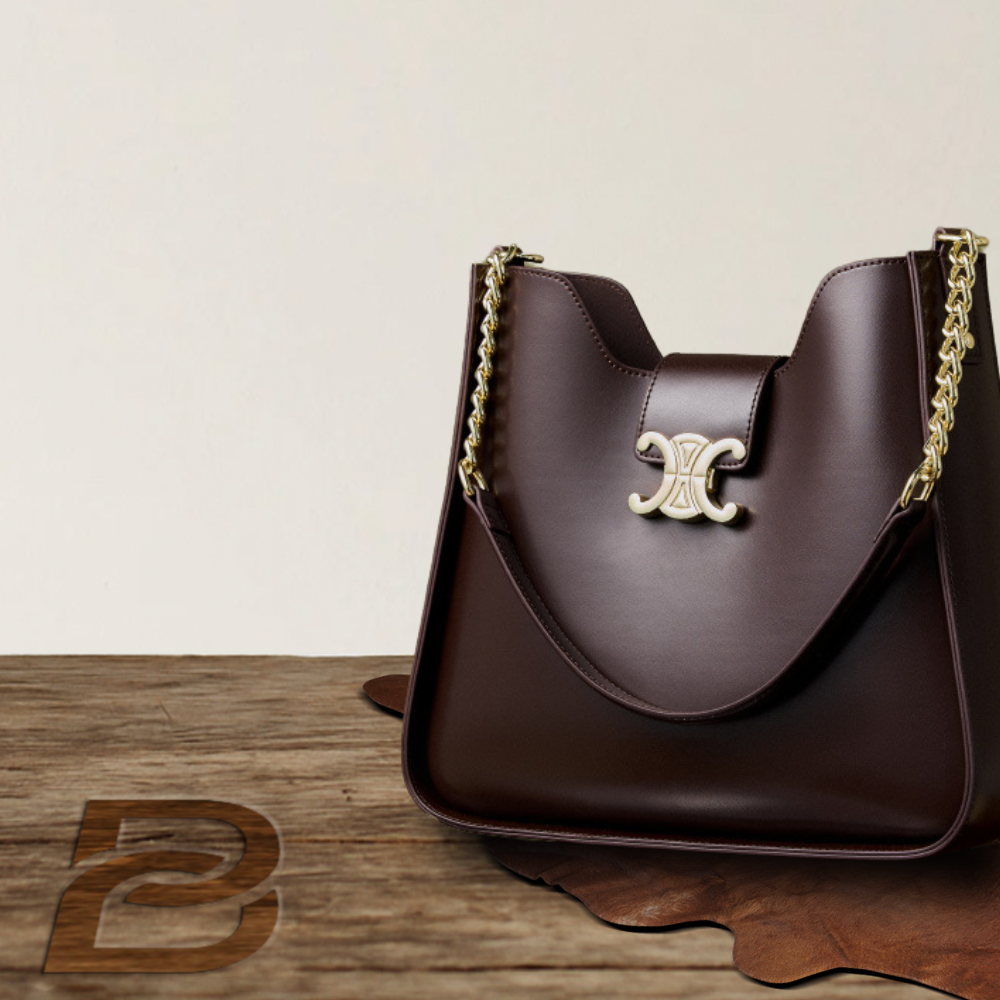 BERK | Elegant shoulder bag in smooth leather