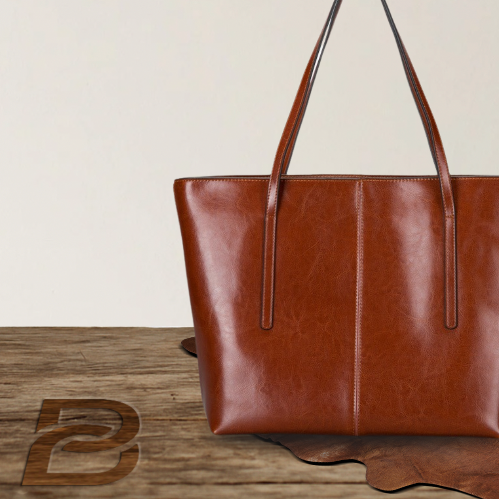 BERK | Shopper bag in classic smooth leather