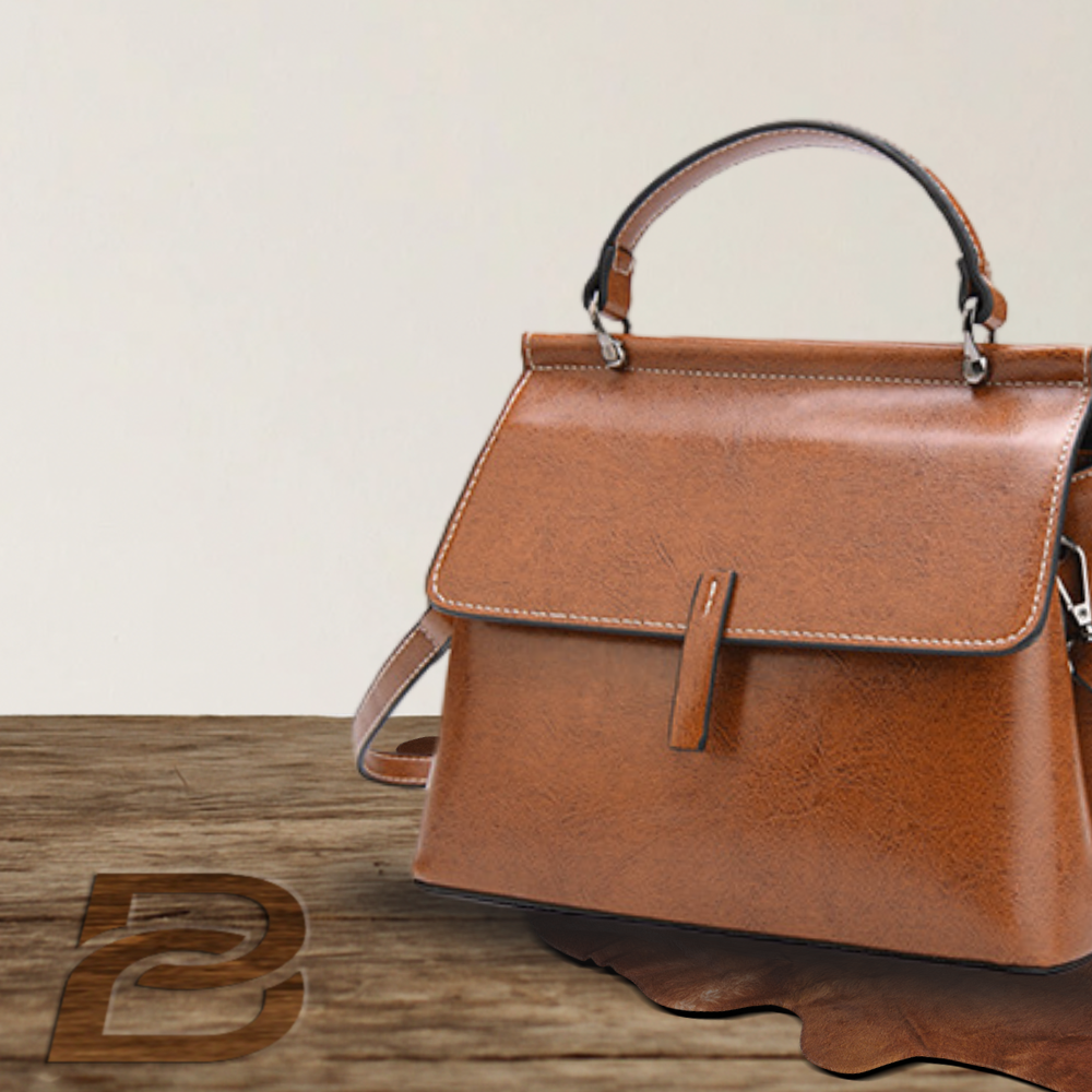BERK | Elegant satchel made from smooth leather
