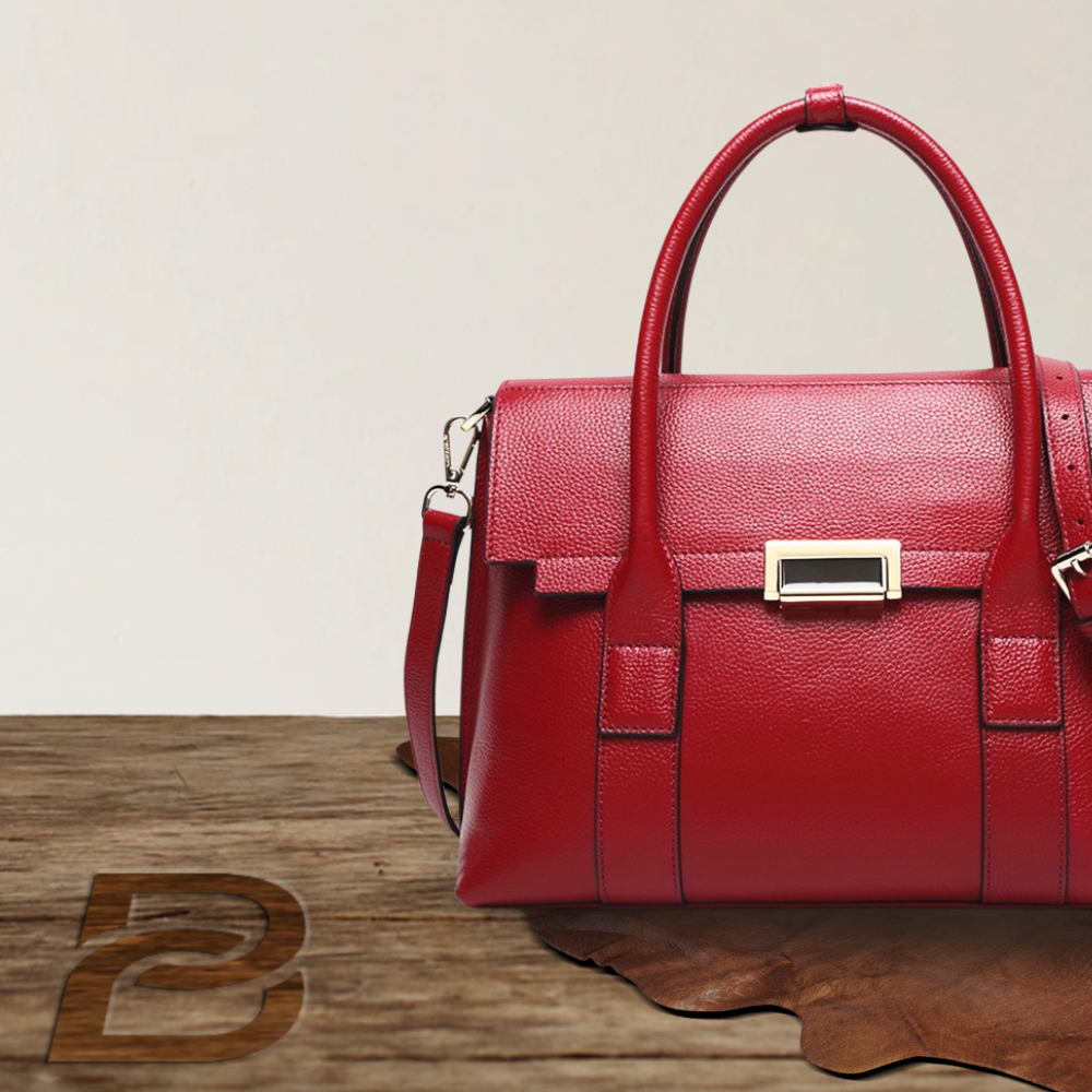 BERK | Genuine Leather Lock Buckle Bag