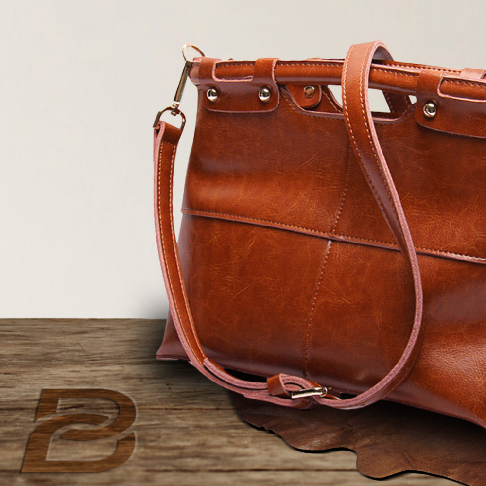 BERK | Genuine leather retro ladies messenger bag