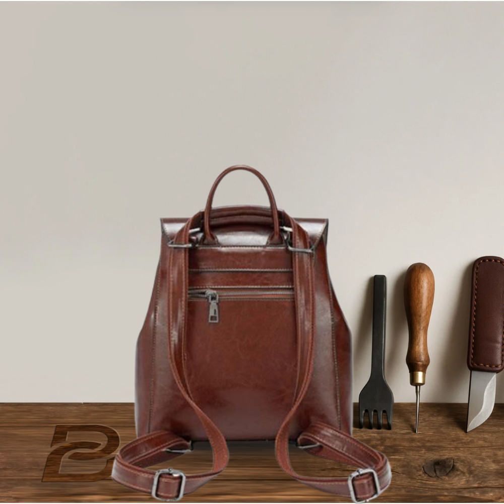 BERK | Soft Leather Travel Essential Backpack
