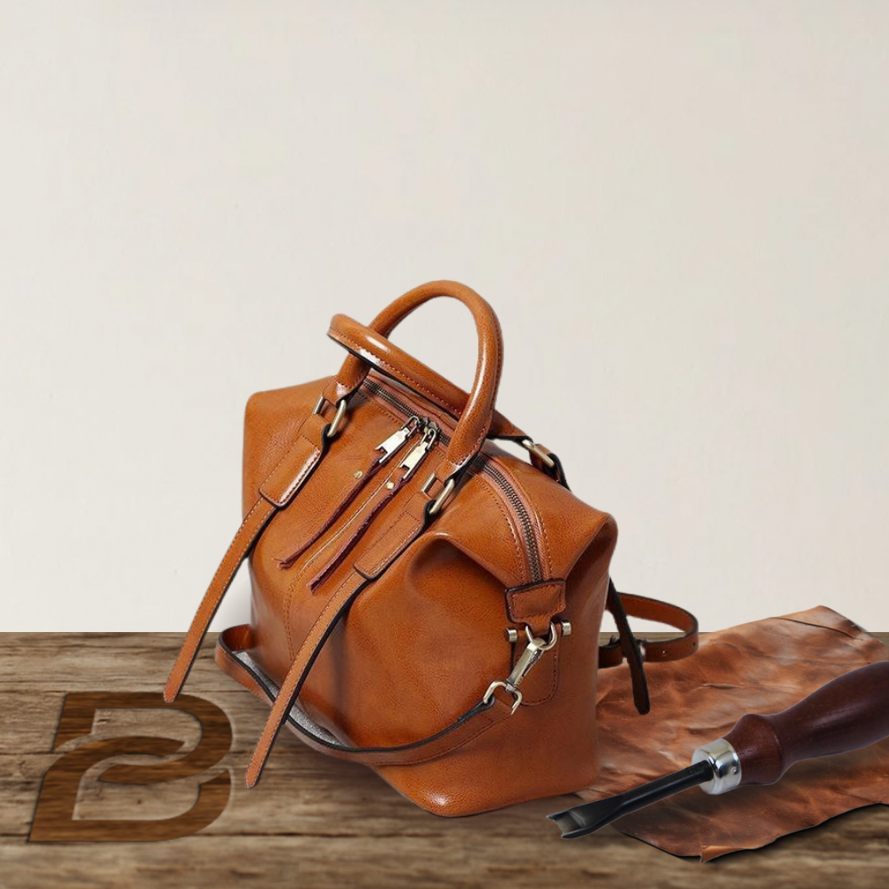 BERK | Medium satchel in vintage design