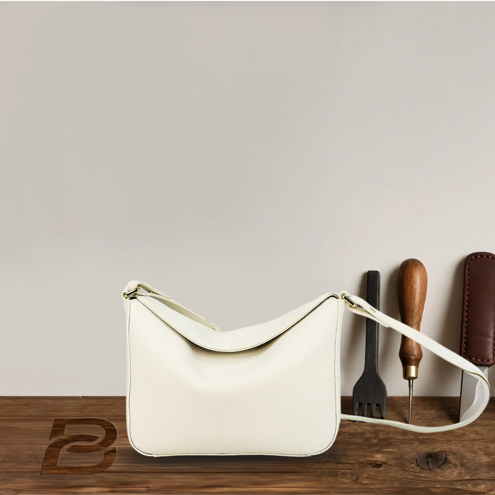BERK | Foldover leather shoulder bag
