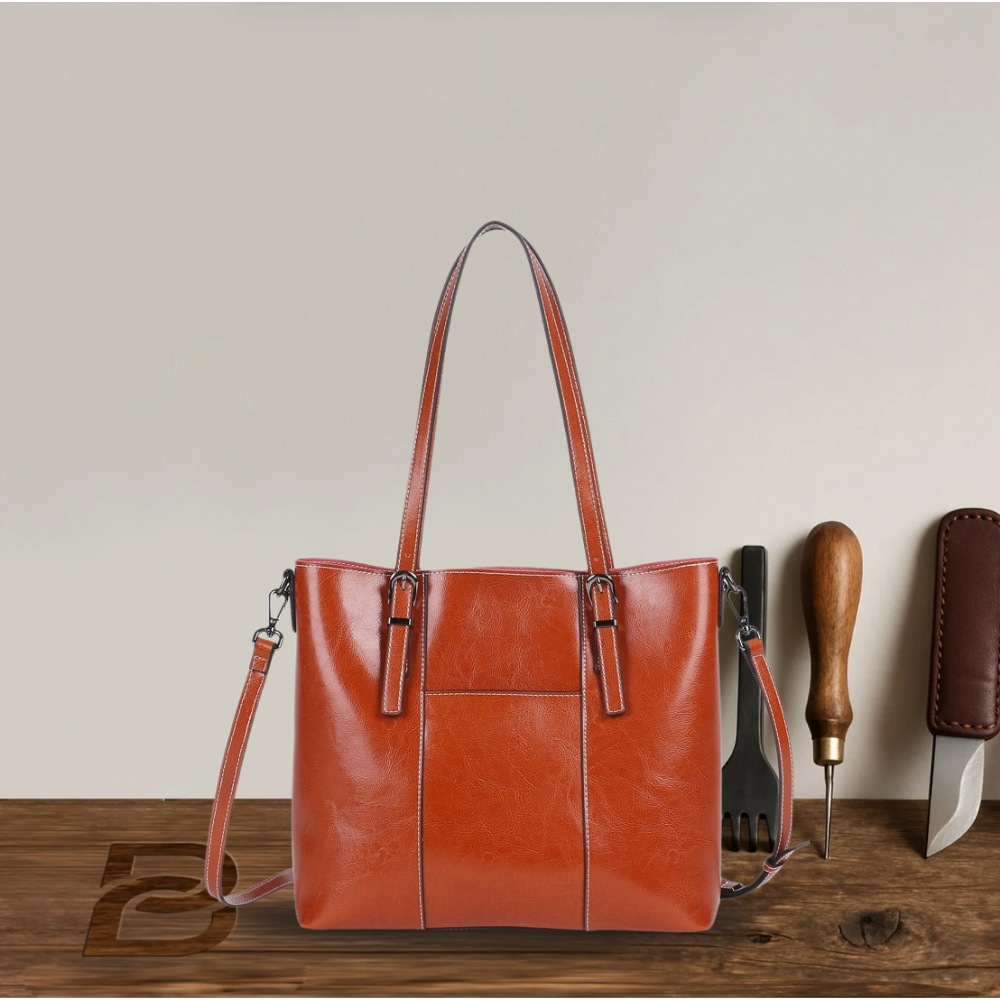 BERK | Large hand-worn bag made from genuine leather