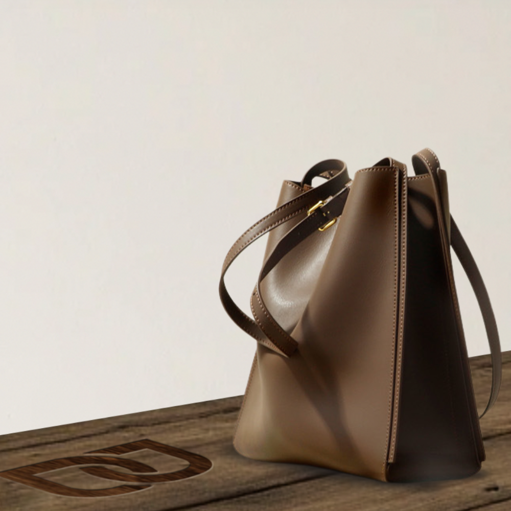 BERK | Retro tote bag made from genuine leather