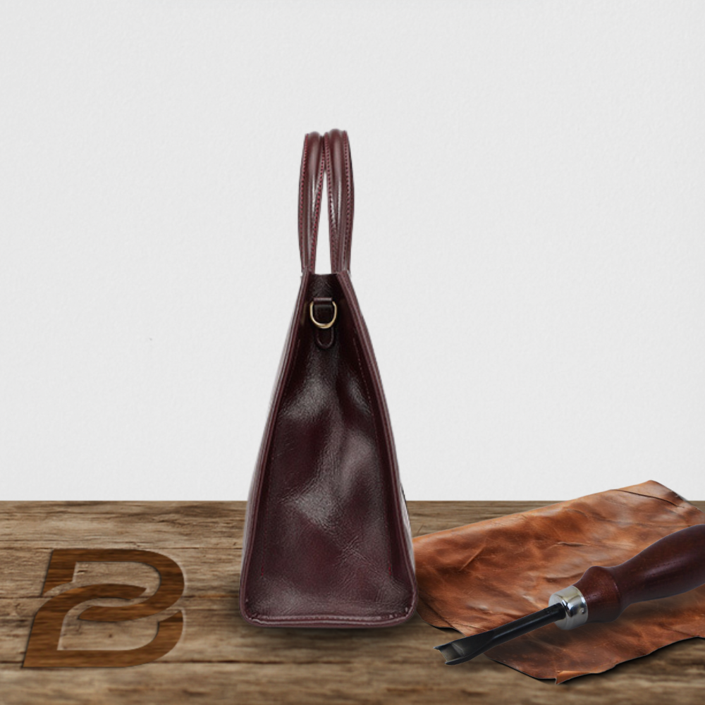 BERK | Classic leather bag with top handle