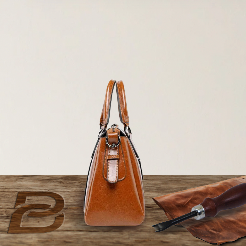 BERK | Two-way bag made from genuine leather satchel