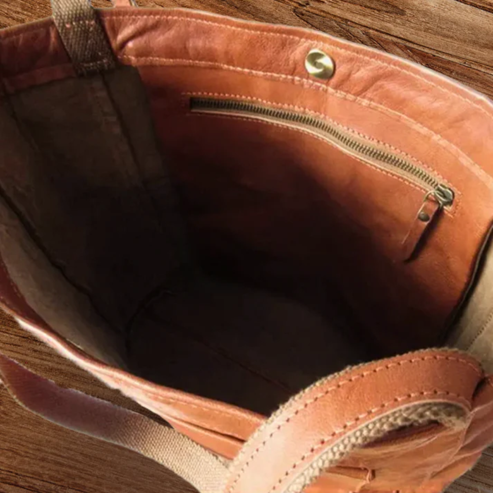 BERK | Classic Vintage Leather Tote Bag