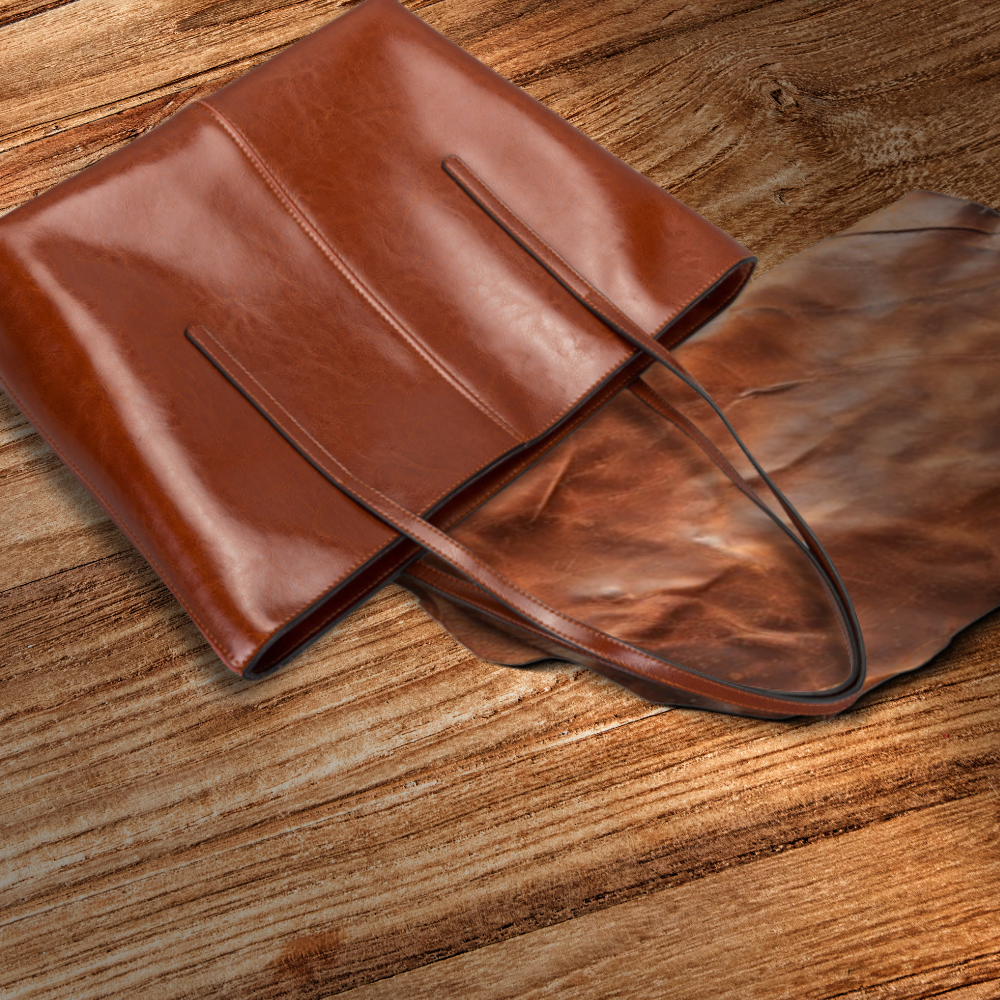BERK | Shopper bag in classic smooth leather