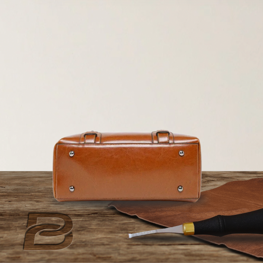 BERK | Two-way bag made from genuine leather satchel