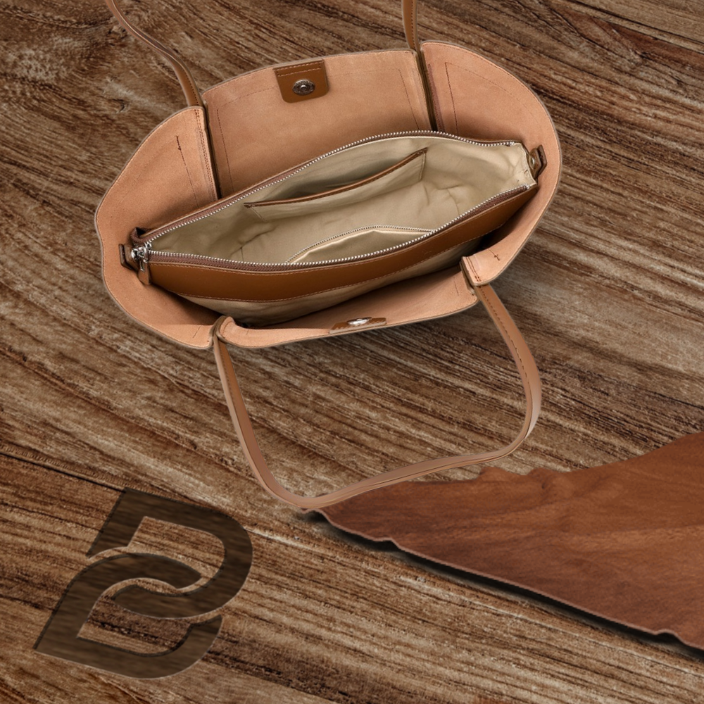 BERK | Sleek vintage Leather Tote bag