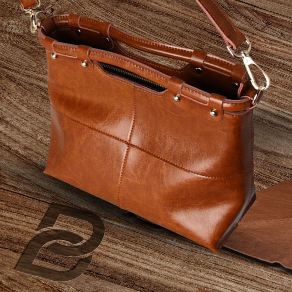 BERK | Genuine leather retro ladies messenger bag