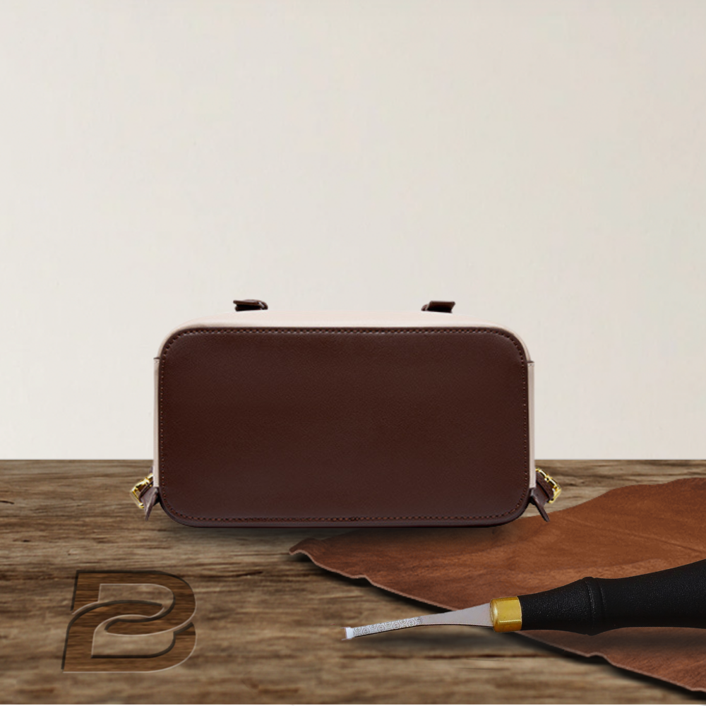 BERK | Two-toned Retro leather backpack