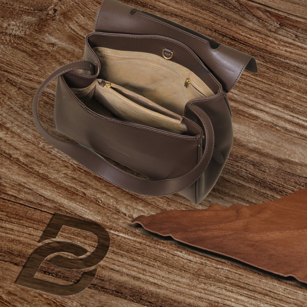 BERK | Minimalist classic leather bag