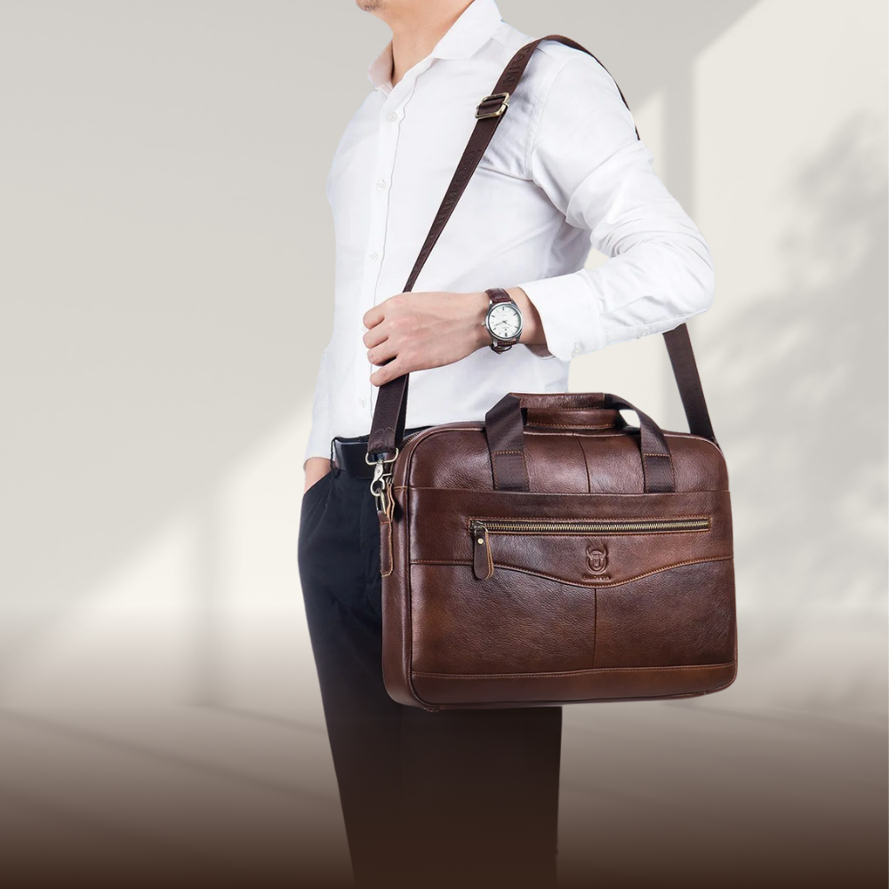 BERK | Premium leather laptop bag
