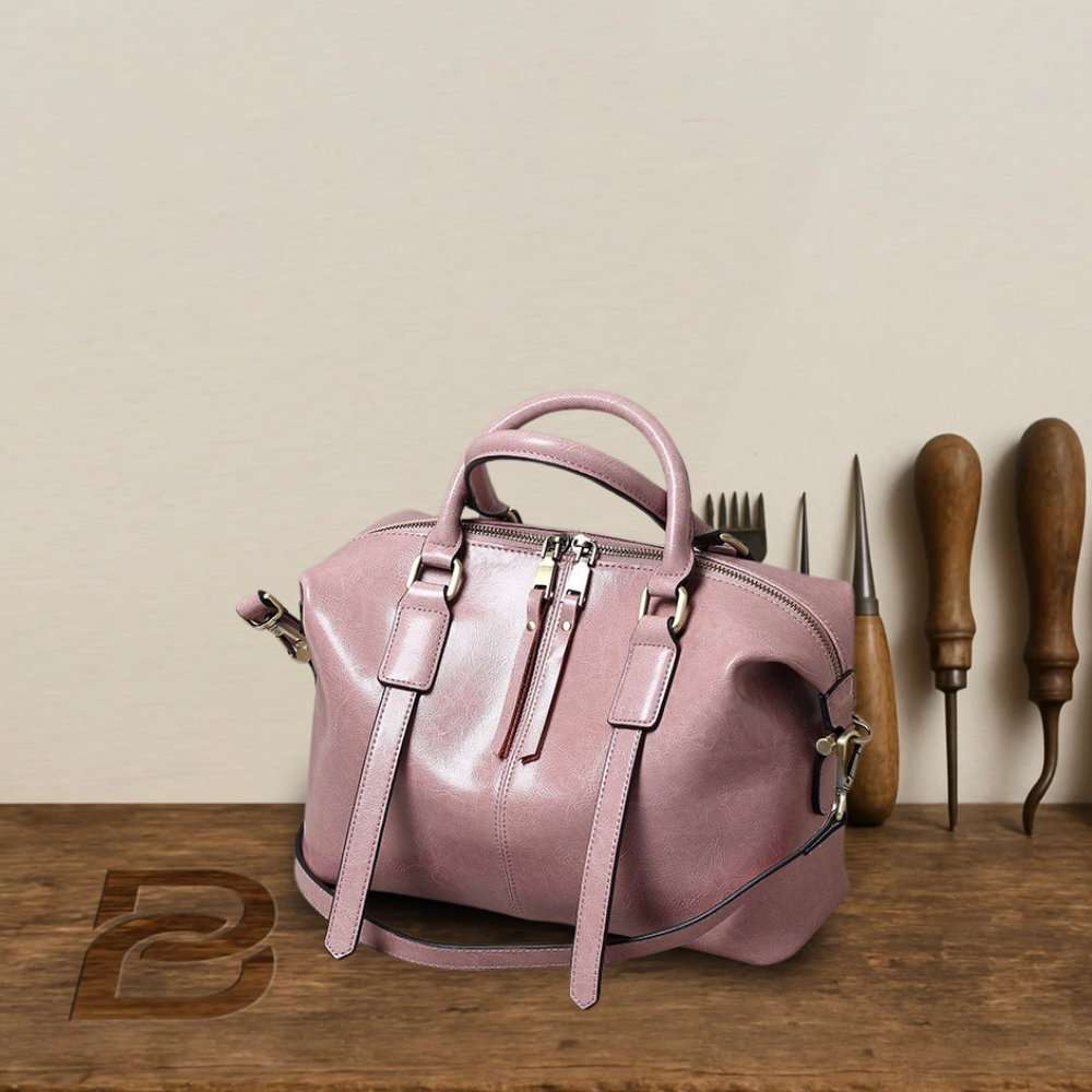 BERK | Medium satchel in vintage design