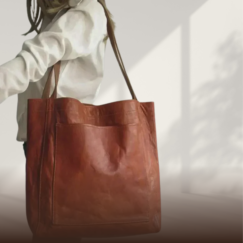 BERK | Classic Vintage Leather Tote Bag