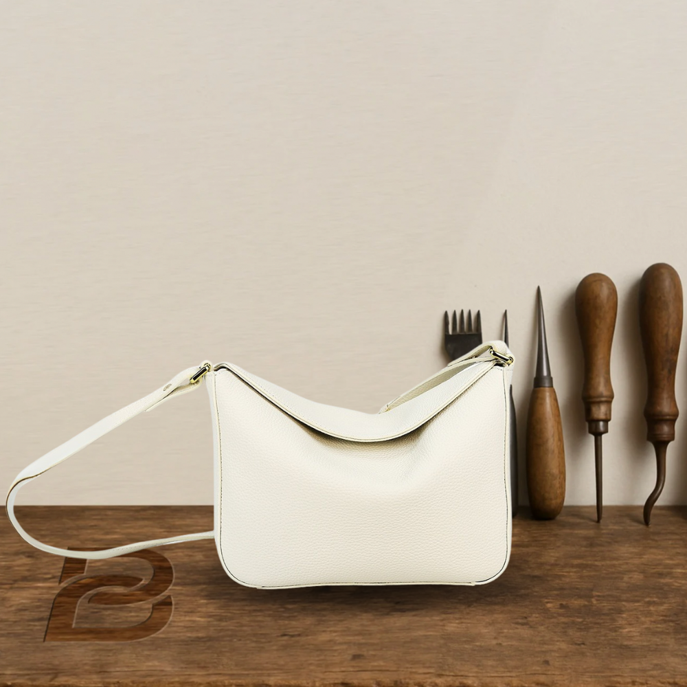 BERK | Foldover leather shoulder bag