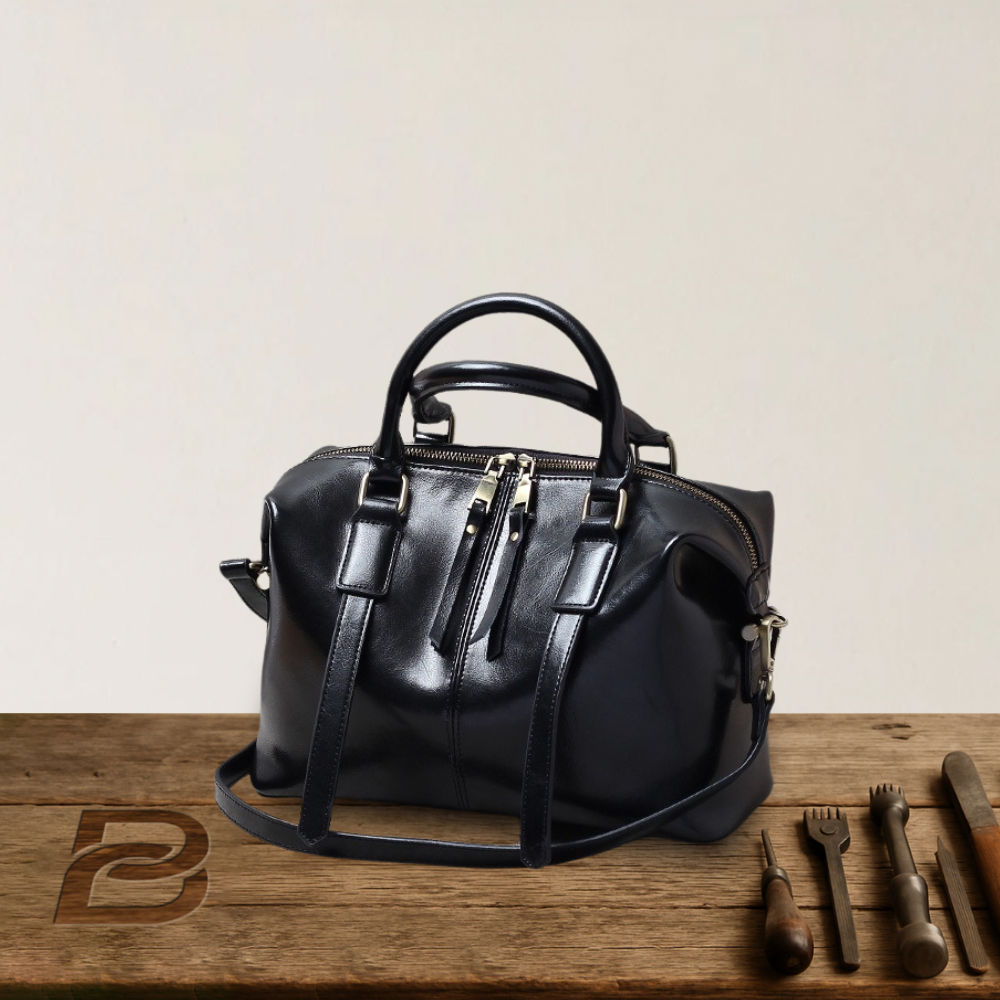 BERK | Medium satchel in vintage design