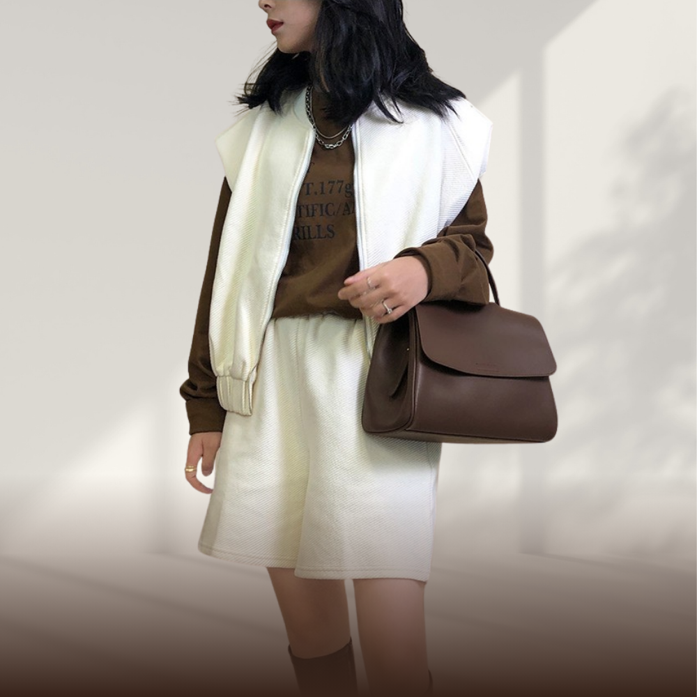 BERK | Minimalist classic leather bag