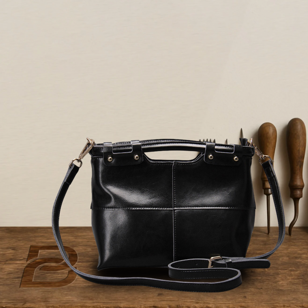 BERK | Genuine leather retro ladies messenger bag