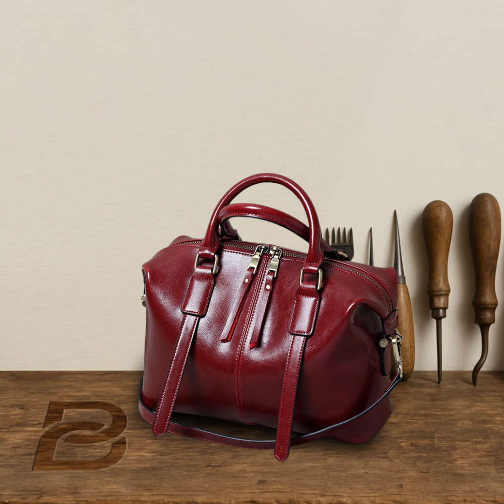 BERK | Medium satchel in vintage design