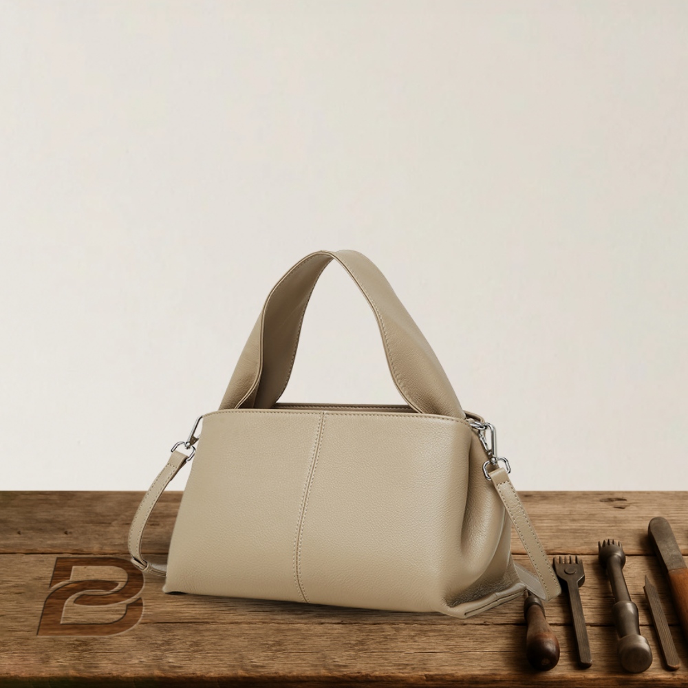 BERK | Classic ladies retro bag made from genuine leather