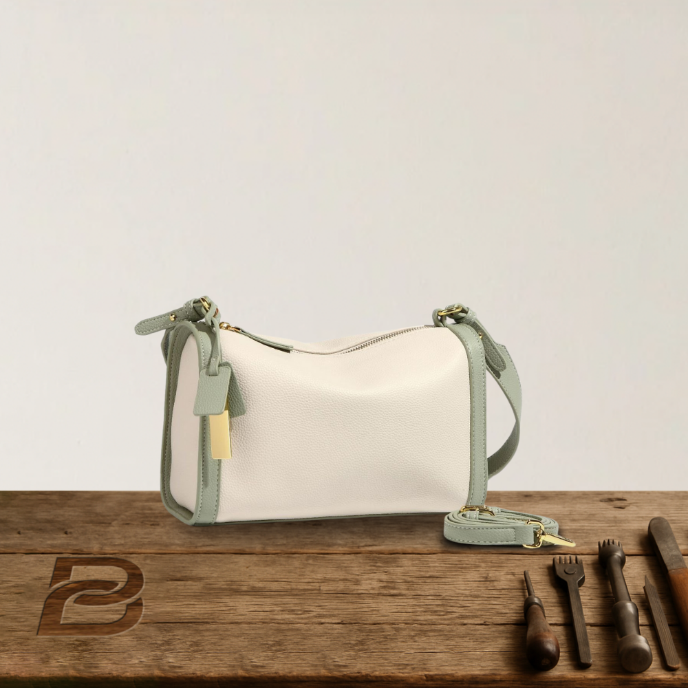 BERK | High-quality two-colour bag made from genuine leather