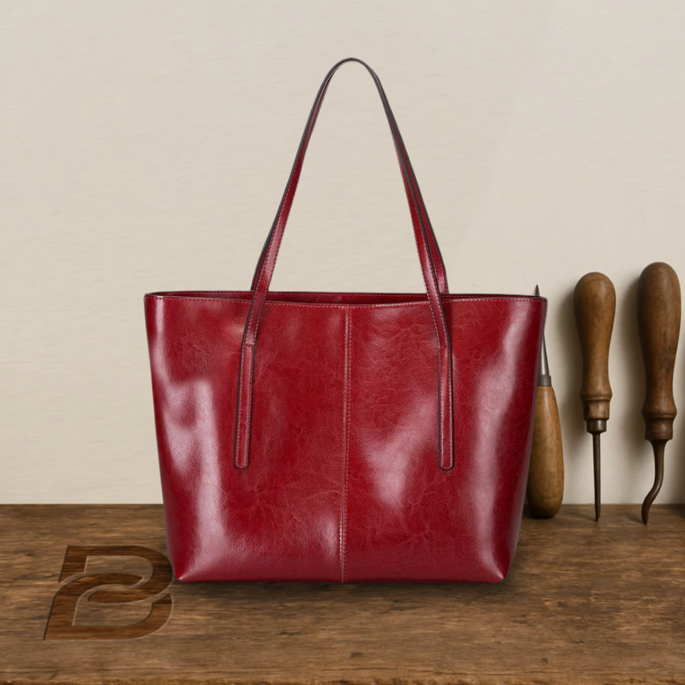 BERK | Shopper bag in classic smooth leather