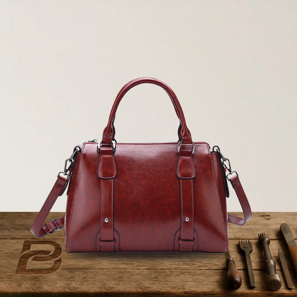 BERK | Two-way bag made from genuine leather satchel