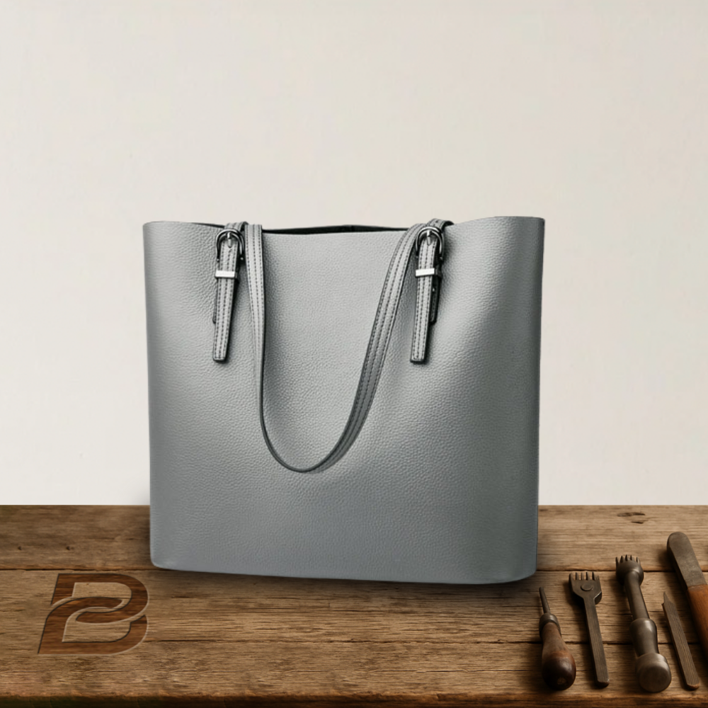 BERK | Classic and elegant leather tote bag