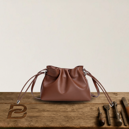 BERK | Drawstring Bucket leather bag