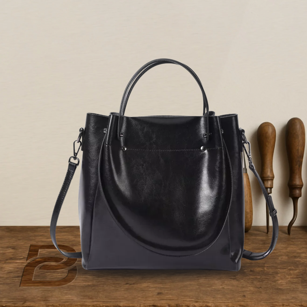 BERK | Elegant two-way bag made from genuine leather