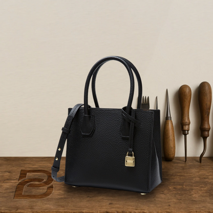 BERK | Handbag in textured, grained leather