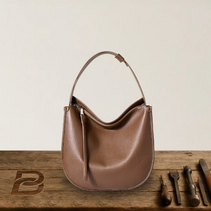 BERK | Classic Curve Leather Shoulder bag