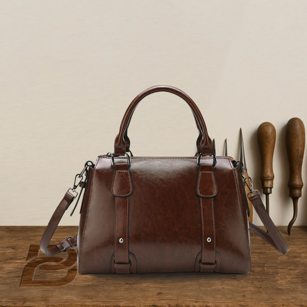 BERK | Two-way bag made from genuine leather satchel