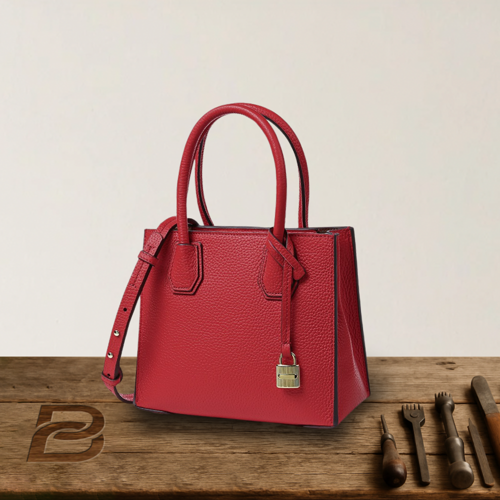 BERK | Handbag in textured, grained leather