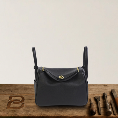 BERK | Top Handle Classic Shape Leather Bag