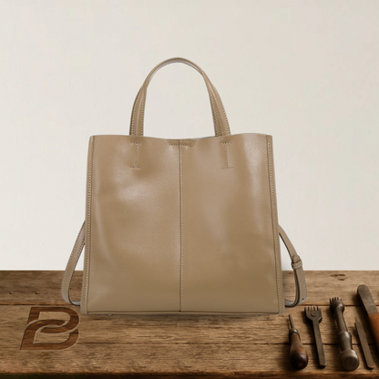 BERK | Classic leather bag with top handle