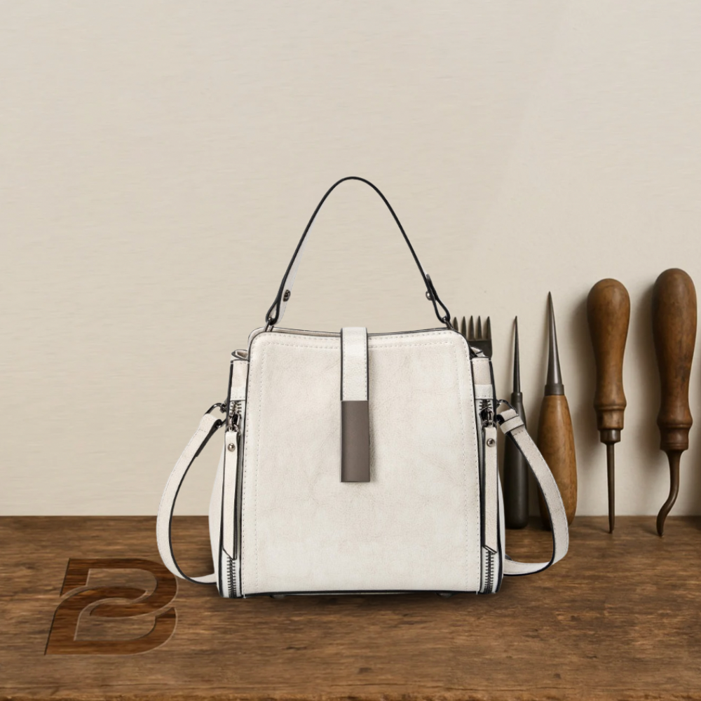 BERK | Retro handmade leather two-way bag