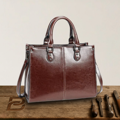 BERK | Classically elegant tote made from genuine leather