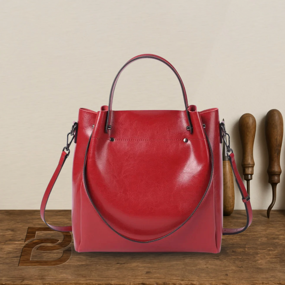 BERK | Elegant two-way bag made from genuine leather
