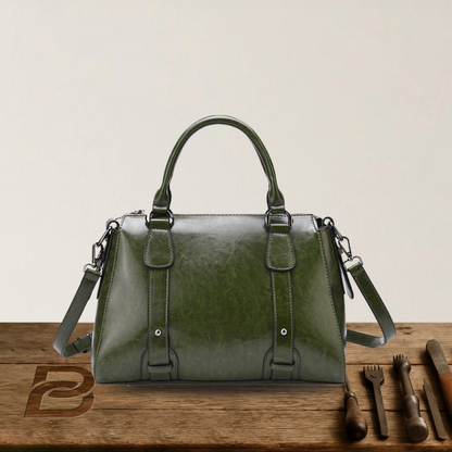 BERK | Two-way bag made from genuine leather satchel